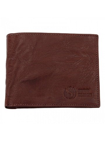 Pánská kožená peněženka SendiDesign SNW6946 – tmavě hnědá