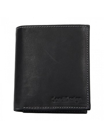 Pánská kožená peněženka SendiDesign 5758 P VT – černá
