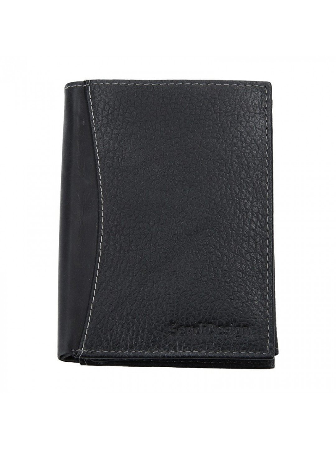 Pánská kožená peněženka SendiDesign 5501 FH – černá
