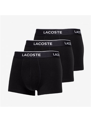 LACOSTE Casual Cotton Stretch Boxers 3-Pack Black