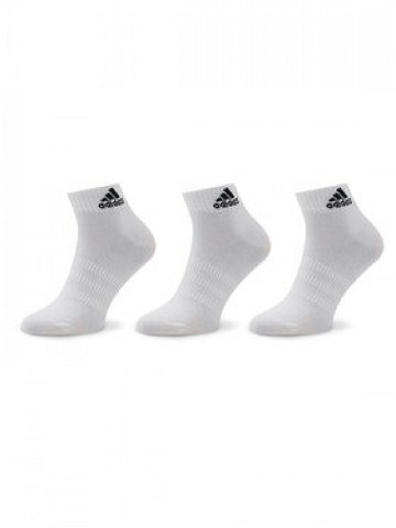 Adidas Sada 3 párů dámských vysokých ponožek T Spw Ank 3P HT3468 Bílá