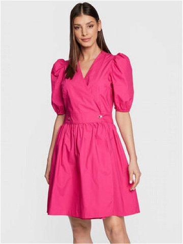 Fracomina Každodenní šaty FS23SD1026W40001 Růžová Regular Fit