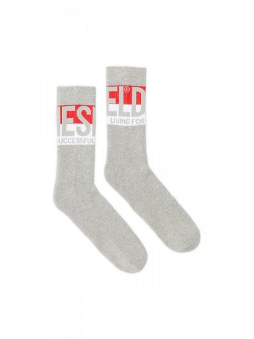 Ponožky diesel skm-ray socks šedá l