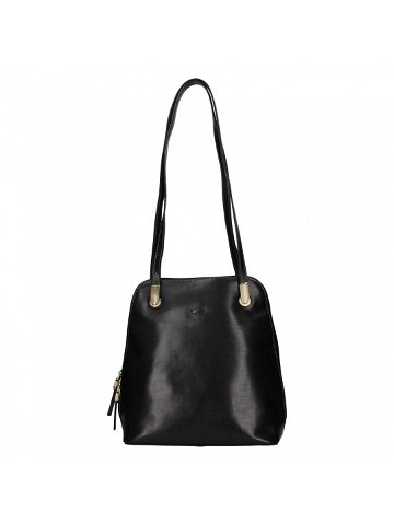 Dámská kožená batůžko kabelka Katana Maura – černá