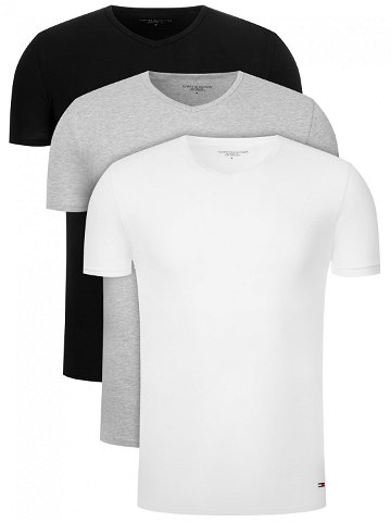 Tommy Hilfiger 3-dílná sada T-shirts Vn Tee 3 Pack Premium Essentialis 2S87903767 Barevná Slim Fit