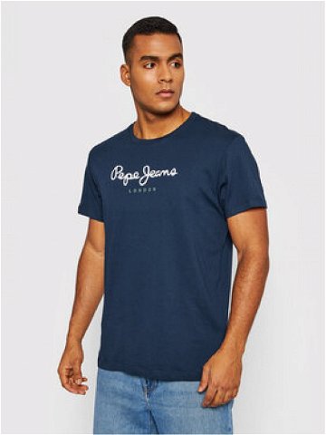 Pepe Jeans T-Shirt Eggo PM508208 Tmavomodrá Regular Fit