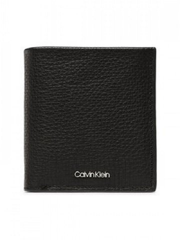 Calvin Klein Malá pánská peněženka Minimalism Trifold 6Cc W Coin K50K509624 Černá