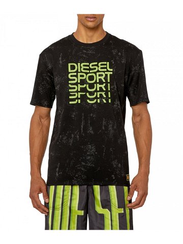 Tričko diesel amtee-duncan-ht16 t-shirt černá s