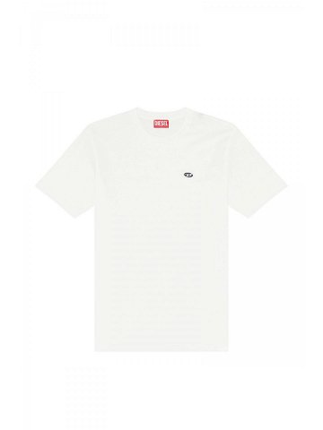 Tričko diesel t-justine-doval-pj t-shirt bílá xl