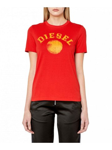 Tričko diesel t-reg-g7 t-shirt červená xl