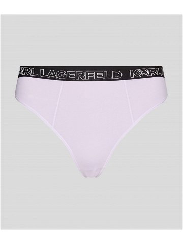 Spodní prádlo karl lagerfeld ikonik 2 0 high rise brief růžová xs