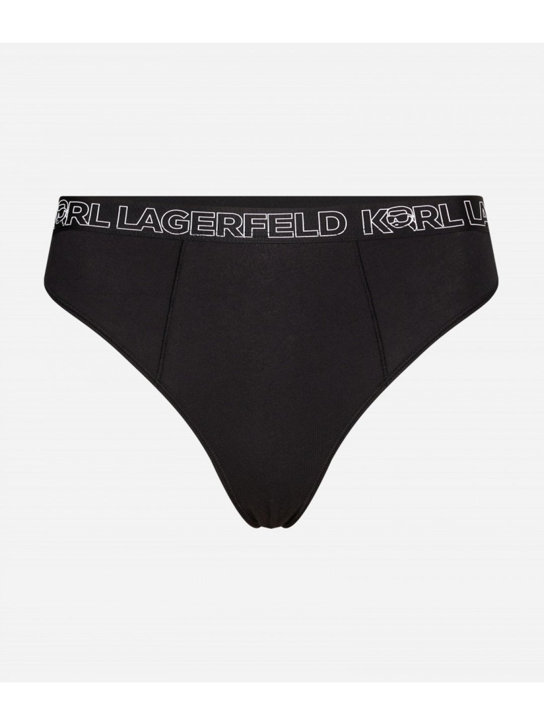 Spodní prádlo karl lagerfeld ikonik 2 0 high rise brief černá xs