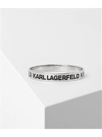 Náramek karl lagerfeld k essential logo bracelet černá l