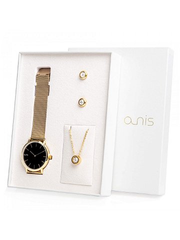 A-NIS Set hodinek náhrdelníku a náušnic AS100-19