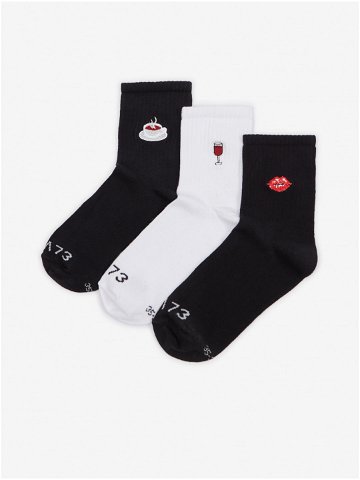 Sada tří párů dámských ponožek SAM 73 Nasazo