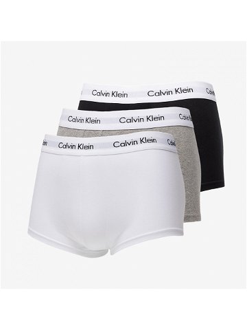 Calvin Klein Low Rise Trunks 3 Pack Black White Grey
