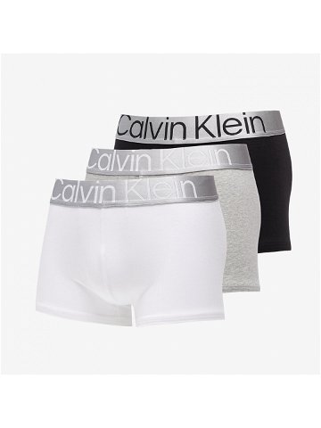 Calvin Klein Steel Cotton Trunk 3-Pack Black White Grey Heather