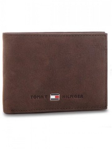 Tommy Hilfiger Velká pánská peněženka Johnson Mini CC Flap AM0AM00662 Hnědá
