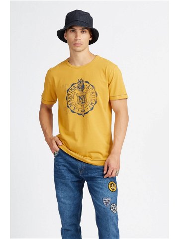 Tričko la martina man t-shirt s s jersey žlutá xxxl