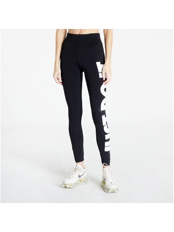 Nike Sportswear Women s High-Rise Leggings Black White