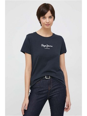 Bavlněné tričko Pepe Jeans Wendy černá barva