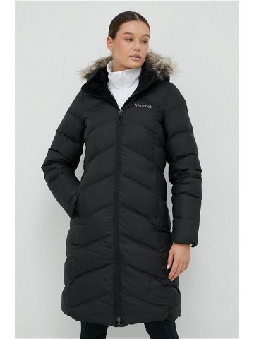 Péřová bunda Marmot Montreaux dámská černá barva zimní