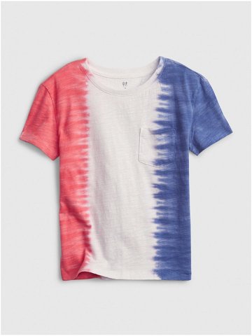 Barevné holčičí dětské tričko 100 organic cotton t-shirt GAP