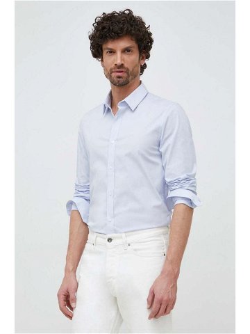 Košile Calvin Klein pánská slim s klasickým límcem K10K110856