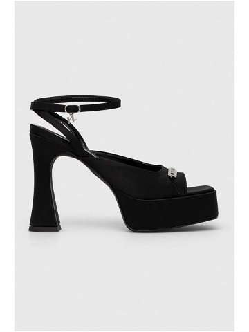 Sandály Karl Lagerfeld LAZULA černá barva KL33905