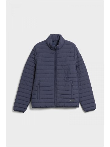 Bunda trussardi jacket crinkle nylon wr modrá 50