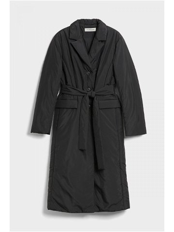 Kabát trussardi coat soft nylon černá 44