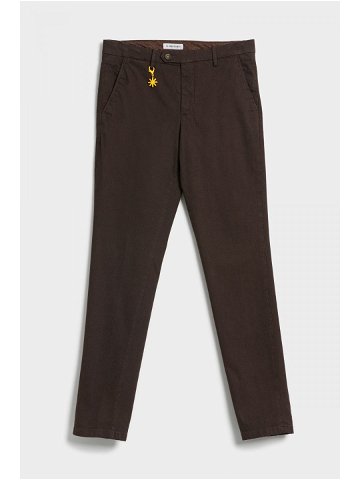 Kalhoty manuel ritz trousers fialová 48