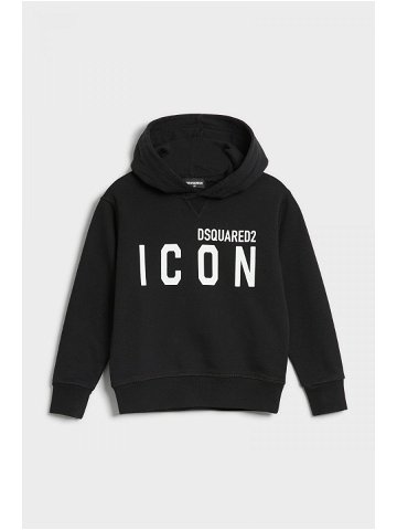 Mikina dsquared2 cool fit-icon sweat-shirt černá 6y