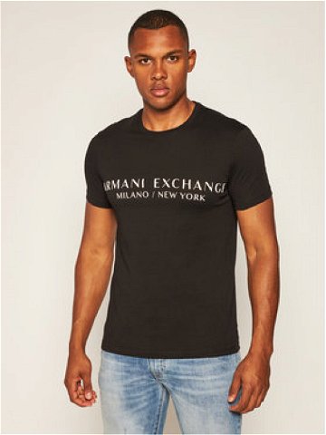 Armani Exchange T-Shirt 8NZT72 Z8H4Z 1200 Černá Slim Fit