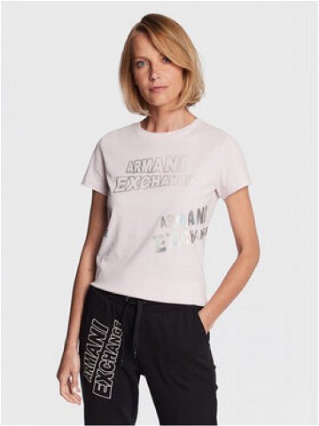 Armani Exchange T-Shirt 3RYTBD YJCHZ 14AN Růžová Regular Fit