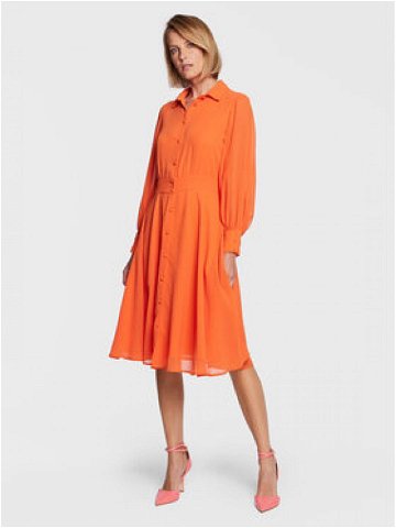 Fracomina Košilové šaty FS23SD2003W41201 Oranžová Regular Fit
