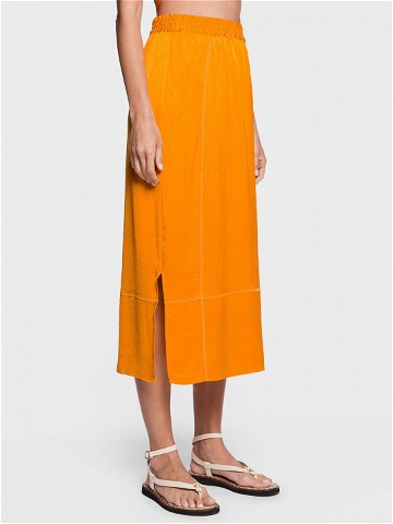 American Vintage Midi sukně Widland WID13CE23 Oranžová Regular Fit