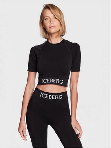 Iceberg T-Shirt FA1463039000 Černá Slim Fit