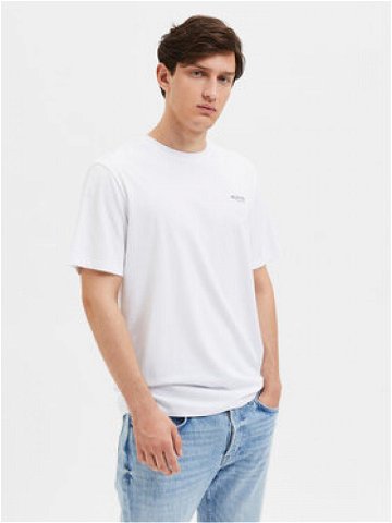 Selected Homme T-Shirt Aspen 16087858 Bílá Regular Fit