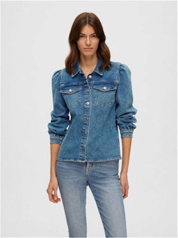 Selected Femme džínová košile Karna 16088227 Modrá Regular Fit