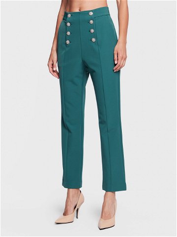 Custommade Kalhoty z materiálu Parilla 999425538 Zelená Regular Fit