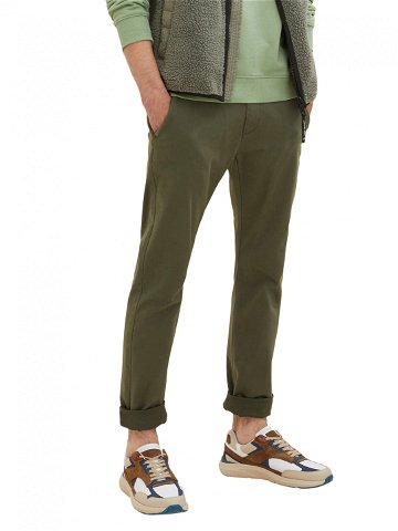 Tom Tailor Kalhoty z materiálu 1033877 Zelená Regular Fit