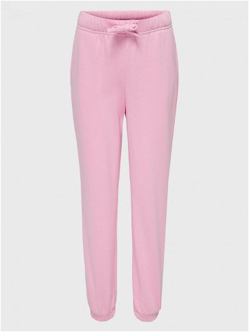 Kids ONLY Teplákové kalhoty 15246735 Růžová Regular Fit