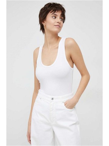 Top Calvin Klein dámský bílá barva K20K205546