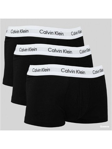 Calvin Klein 3 Pack Low Rise Trunks C O černé