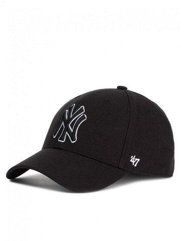 47 Brand Kšiltovka New York Yankees B-MVPSP17WBP-BKC Černá