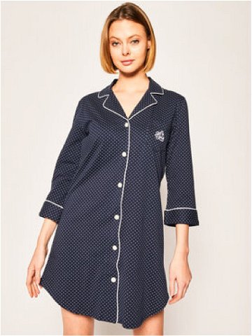 Lauren Ralph Lauren Noční košile I813702 Tmavomodrá Regular Fit