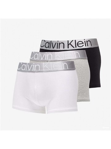 Calvin Klein Ckr Steel Cotton Trunk 3-Pack Black White Grey Heather