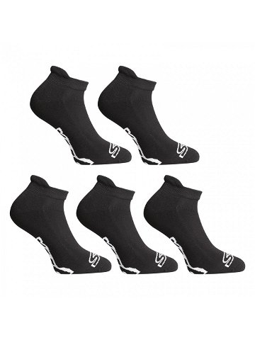 5PACK ponožky Styx nízké černé 5HN960 L
