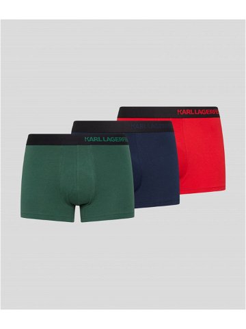 Spodní prádlo karl lagerfeld hip logo trunk 3-pack různobarevná s